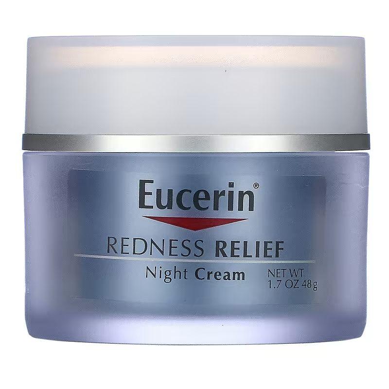 Eucerin нічний крем для обличчя позбавлення почервоніння дерматологічний засіб для догляду за шкірою. 48 г.