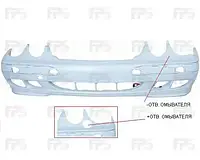 Передний бампер Mercedes E-Class W210 99-02 с отв. омывателя (FPS) 2108852325