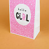 Дитячі подарункові пакети 150*90*240 маленькі Подарункові пакети для дівчаток Крафт Пакети на день народження, фото 3