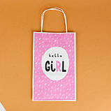 Дитячі подарункові пакети 150*90*240 маленькі Подарункові пакети для дівчаток Крафт Пакети на день народження, фото 8