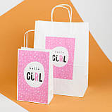 Дитячі подарункові пакети 150*90*240 маленькі Подарункові пакети для дівчаток Крафт Пакети на день народження, фото 10