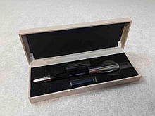 Ручка листкова кулькова пір'яна Б/У Rotring Initial Black Metal R504031