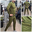Термобілизна чоловіча настільний комплект для чоловіків тактичний зимовий колір хакі, фото 5