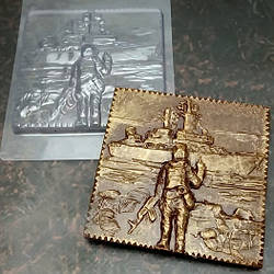 Форма пластикова (молд) для шоколаду "Русскій воєнний корабль...."