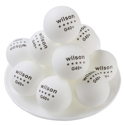 Кулі для настільного тенісу білі Wilson G40+ 144шт