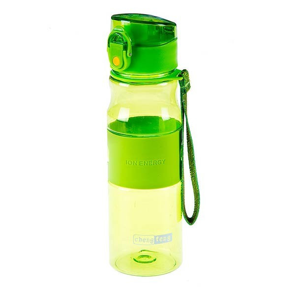 Пляшка для води салатова 550мол World Sport №1107