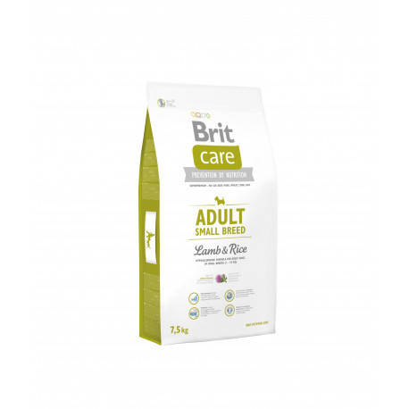 Купить Brit Care Adult Small Breed Lamb & Rice 7,5 кг, корм для собак ...