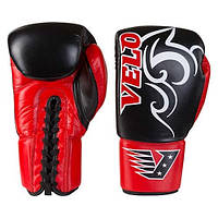 Боксерские перчатки кожаные на шнуровке 12oz Velo (VLS3-12R)