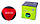 М'яч медичний (медбол) твердий 1кг D=22 см, Iron Master чорно-червоний, фото 2