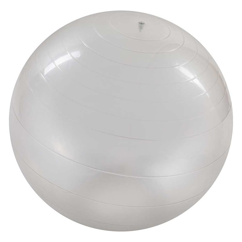 Фітбол, гімнастичний м'яч World Sport гладкий 75 см прозорий + насос у подарунок
