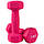 Гантелі для фітнесу неопрен World Sport 1,5 кг х 2 шт рожеві 80024-N15, фото 2