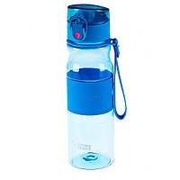 Пляшка для води синя 550мол World Sport №1107