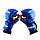 Перчатки для единоборств синие Venum MMA, размер XL, фото 2