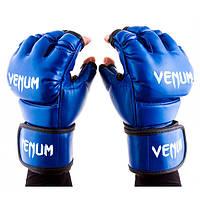Рукавички єдиноборств сині Venum MMA, DX364, розмір XL