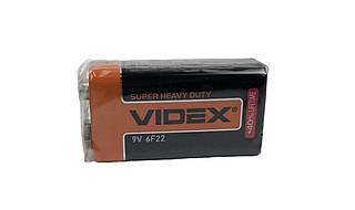 Батарейка Videx 6F2/9V (крона) 1pcs SHRINK