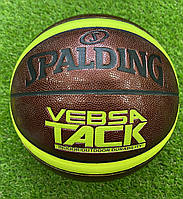 М'яч баскетбольний Spalding №7 PU, неон VebsaTask, лимонний