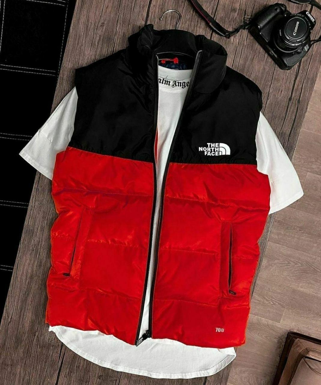 Купить The North Face Красная Жилетка осенняя TNF 700 Red тёплая без ...