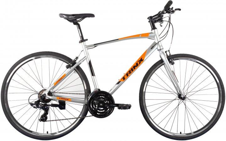 Велосипед TRINX Free 1.0 700C*470MM Grey-Black-Orange