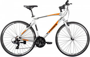Велосипед TRINX Free 1.0 700C*510MM Grey-Black-Orange
