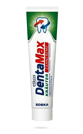 Зубна паста Elkos DentaMax Krauter із трав'яним екстрактом 125 мл, фото 2