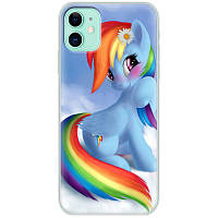 Чехол Силиконовый с Картинкой на iPhone 11 (Литл Пони, My Little Pony)