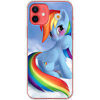 Чехол Силиконовый с Картинкой на iPhone 12 Mini (Литл Пони, My Little Pony)