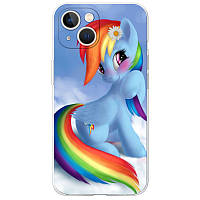 Чехол Силиконовый с Картинкой на iPhone 13 (Литл Пони, My Little Pony)