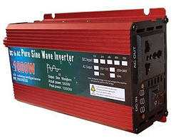 Перетворювач напруги (інвертор), чиста синусоїда, 1000 Вт, 12 В