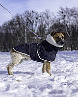 Зимняя жилетка-попона для собак с плюшевым мехом Размер 4