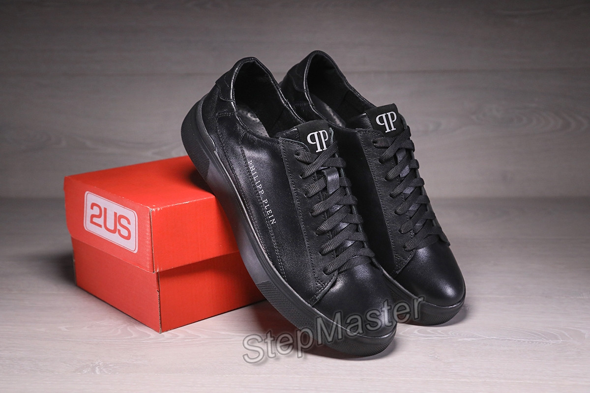 Крихітки кеди чоловічі шкіряні Philipp Plein Sneaker