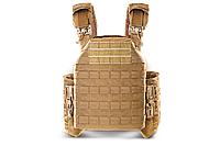 Тактическая плитоноска/Plate Carrier с быстрым сбросом U-Win Protect, размер XL, для плит 285*350, койот