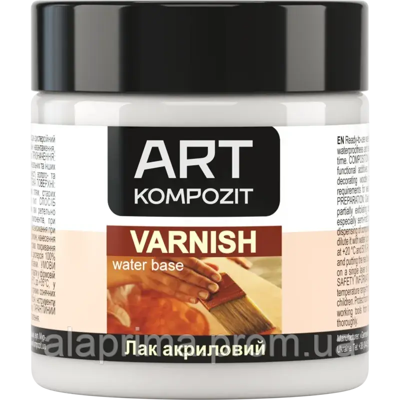 Лак акриловий шовковисто-матовий, 0,15 л "ART Kompozit"