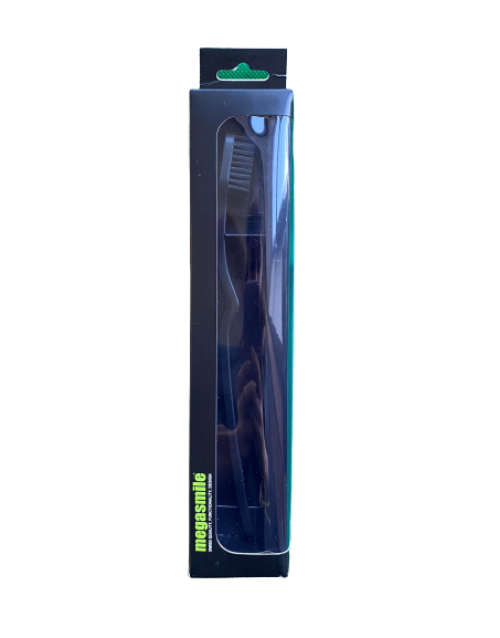 Зубна щітка "Soft Black Whitening" м'яка, 1 шт., дорослим і дітям з 6 років, чорна