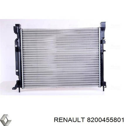 Радіатор охолодження 1.5D/1.6I AC+ Renault Kangoo II 2008- (8200455801) Renault, фото 1