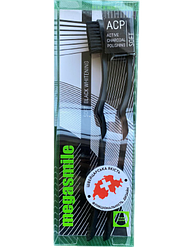 Зубна щітка MEGASMILE "Soft Black Whitening" м'яка, 2 шт., чорні, дорослим і дітям з 6 років