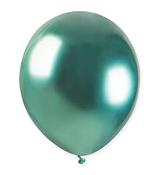 Повітряні кулі (13 см) 10 шт, Італія, зелений (хром)