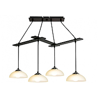 Люстра підвісна чорно-біла на 4 лампи цоколь Е27 (26064A/4P)