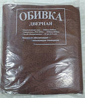 Обивка дверная орех, 1000мм*2050мм (комплект: искусственная кожа, утеплитель, декоративные гвозди)