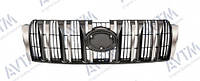 Решетка радиатора Toyota Land Cruiser Prado 150 10-13 хром.черн. без эмб (тойота ленд крузер прадо) 5310160670