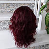 Парик з натурального волосся каскад TRINA 14"- BURG, фото 3