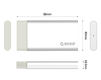 Зовнішня кишеня Msata SSD USB 3.0 Orico MSG-U3 Original, фото 5