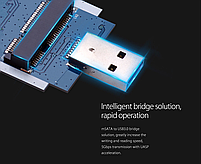 Зовнішня кишеня Msata SSD USB 3.0 Orico MSG-U3 Original, фото 11