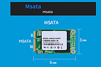Зовнішня кишеня Msata SSD USB 3.0 Orico MSG-U3 Original, фото 4