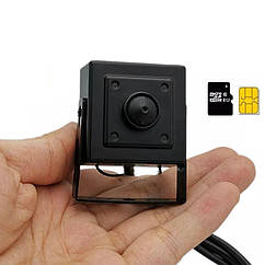 Охранная металлическая 3G / 4G мини камера 5 Мп HQcam-5MP-BL-4G. CamHi