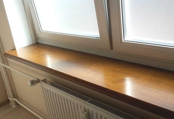 Підоконник Данке Стандарт Золотий Дуб Матовий