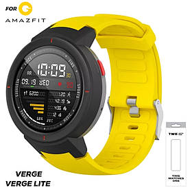 Ремінець для Xiaomi Amazfit Verge/Verge Lite Жовтий
