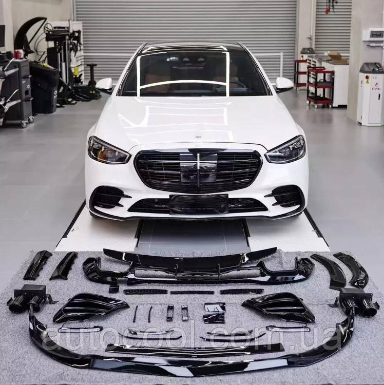 Тюнінг обвіс Mercedes S-клас W223 стиль Brabus 2020+ г.в. Мерседес 223