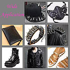 Шип 40x7 мм довгий конус на гвинті металевий, фото 6