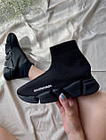 Balenciaga Speed Trainer Grey White 3, фото 9