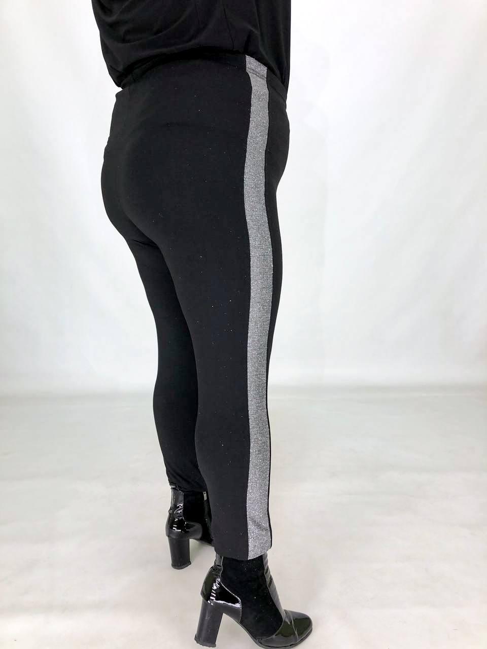 Лосини утеплені чорні великого розміру 6х 7х 8х 9х